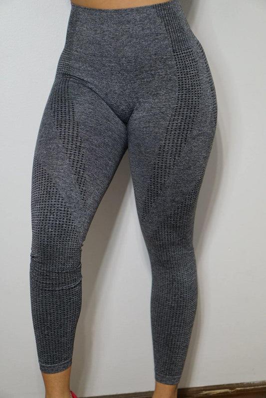 Ark Compression Leggings- Grey - The Omega Fitness Workout Apparel