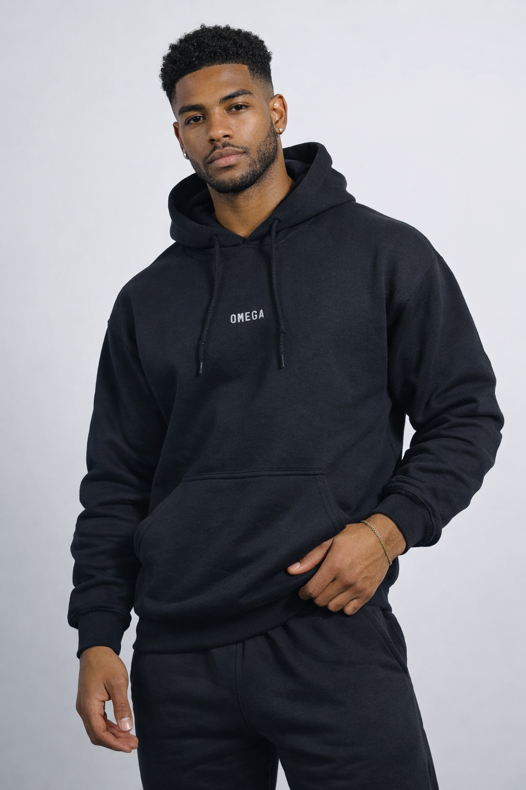 Surreal Omega Hoodie – Black