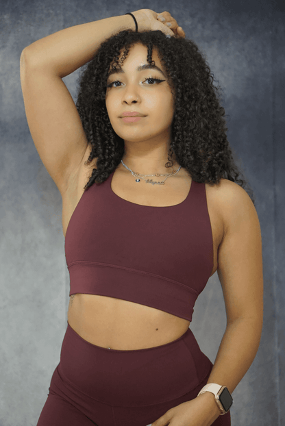 Absolute Berry Sports Bra - The Omega Fitness Workout Apparel