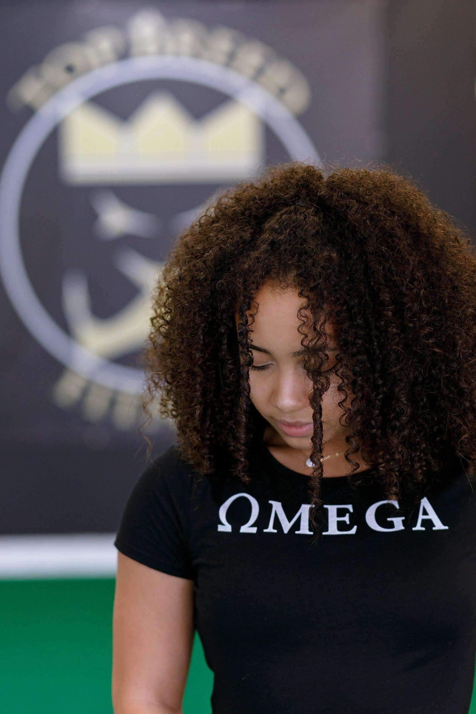 Bold Omega Crop Tee - The Omega Fitness Workout Apparel